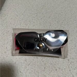 Quay Black Hyped Up Sunglasses